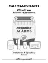 Response Alarms SA1 Operating instructions