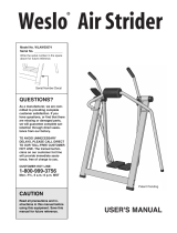 Weslo WLAW5507 User manual