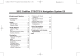 Cadillac 2012 Cadillac CTS User manual
