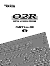 Yamaha 02R Version 2 Owner's manual