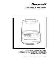 Duracraft DH-830 SERIES Owner's manual