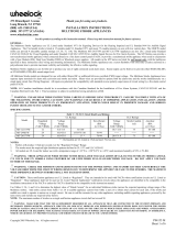 Wheelock MT-121575W User manual