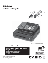 Casio SE-S 10 User manual
