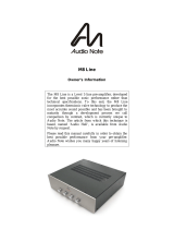 Audio Note M8 Line Specification