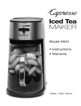Back to Basics Iced Tea Makers User manual