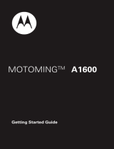Motorola MOTOMING A1600 User manual