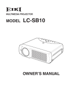Eiki LC-XB10 User manual