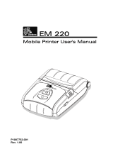 Zebra EM 220 User manual