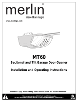 Merlin Merlin MT60 Operating instructions