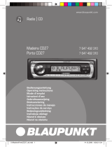 Blaupunkt porto cd27 User manual