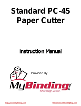 MyBinding Horizon PC-45 User manual