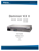 Raritan Dominion KX II Server KX2-232 User manual