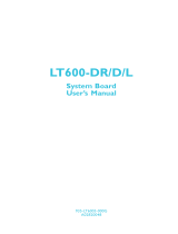 DFI LT600-DR/LT600-D/LT600-L User manual