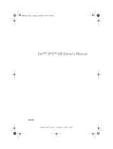 Dell XPS 420 User manual