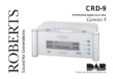 Roberts CRD9 User manual