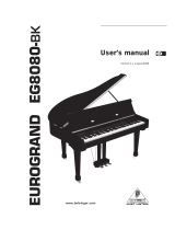 Behringer EUROGRAND EG8080-BK User manual