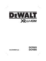 DeWalt DCF825-XE User manual