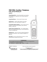 Radio Shack CID-927 User manual