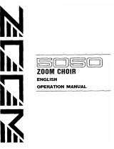 Zoom 5050 Operating instructions