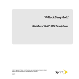 Blackberry Bold 9650 User manual