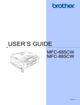 Brother MFC-885CW User manual