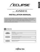 Eclipse - Fujitsu Ten AVN6610 User manual