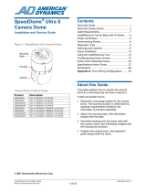 American Dynamics IP speedDome Ultra 8 Specification