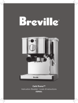 Breville CAFE ROMA Owner's manual