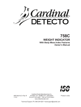 Cardinal Detecto 6735 Owner's manual