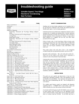 Bryant CONDENSING GAS FURNACE 355MAV Troubleshooting guide