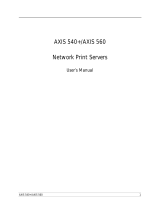 Axis 540+ User manual