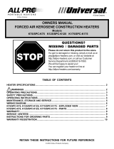 Scheu Products Company 125-F/SPC-125 Owner's manual