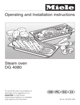 Miele DG 4080 Operating instructions