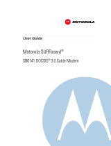 Motorola SURFboard SB6141 DOCSIS 3.0 User manual