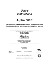 Alpha Boilers Alpha 500E User Instructions