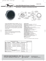 Dwyer Series 603A User manual