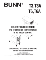 Bunn T3A User manual