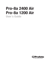 Profoto Pro-8a 2400 Air User manual