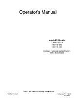 MTD OEM-190-118 User manual