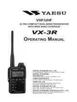Vertex Standard VX-3E Owner's manual
