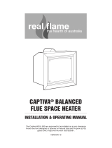 Real Flame Captiva 600 Installation & Operating Manual