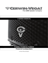 Cerwin-Vega P1500X User manual