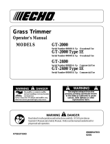 Echo GT-2000 TYPE 1E Owner's manual