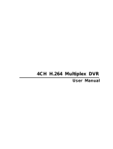 Multiplex Technology 4CH H.264 User manual