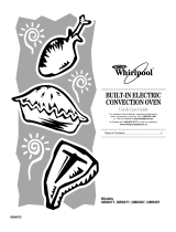 Whirlpool GBS307 User manual