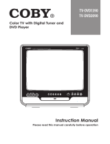 COBY electronic TV-DVD1390 User manual