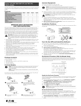 Eaton 550 VA User manual