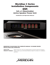 Meridian C51 User manual