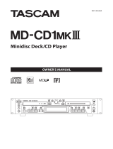 Sharp MT821 - MiniDisc Recorder - Metallic User manual