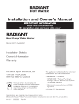 Radiant R2FHG4HW0C Owner's manual